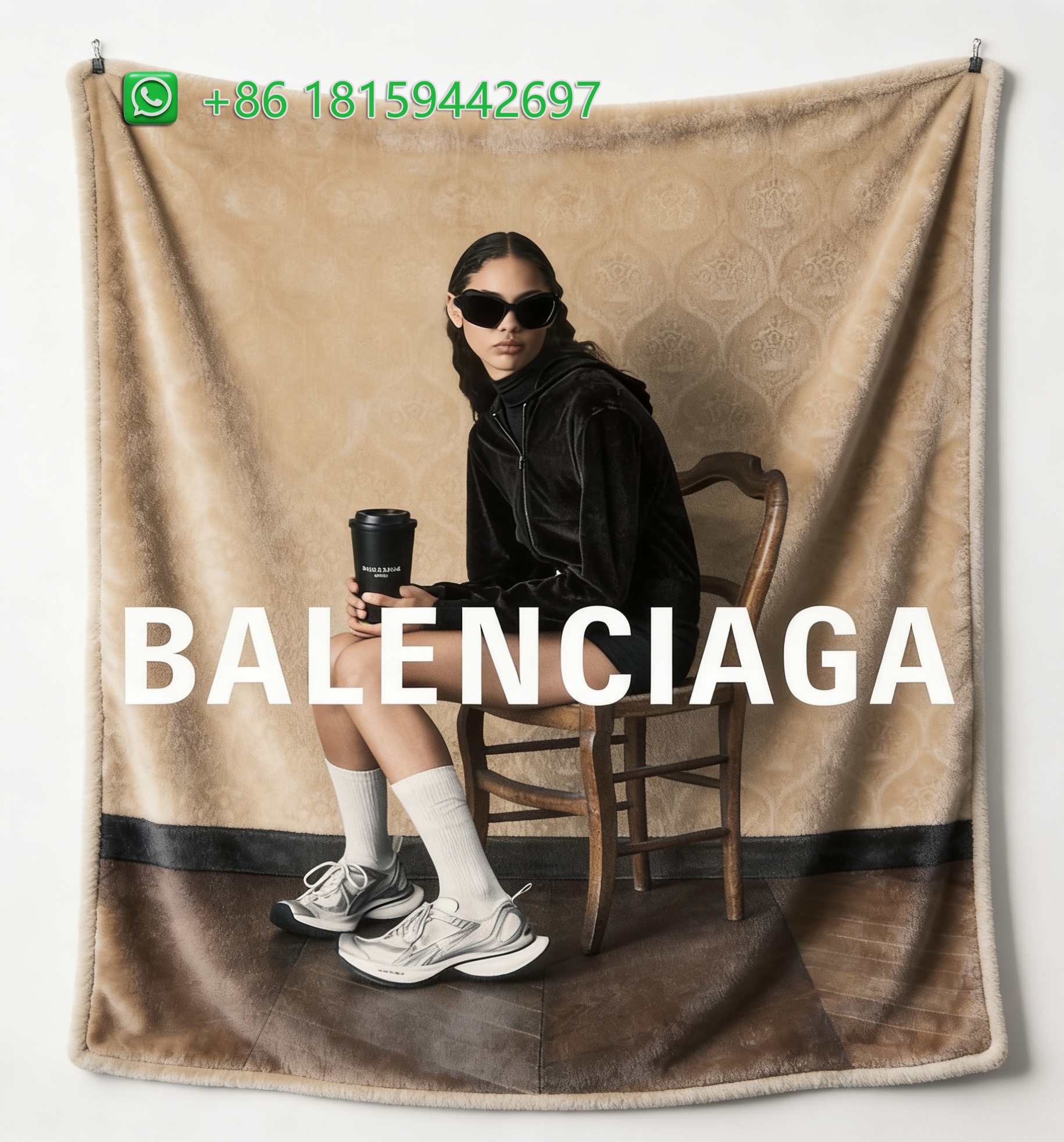 Balenciaga Throw Blankets